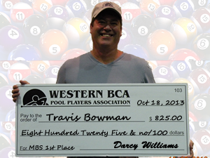 1st place Travis Bowman