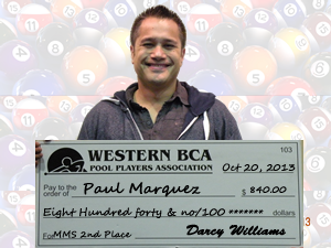 2nd place Paul Marquez